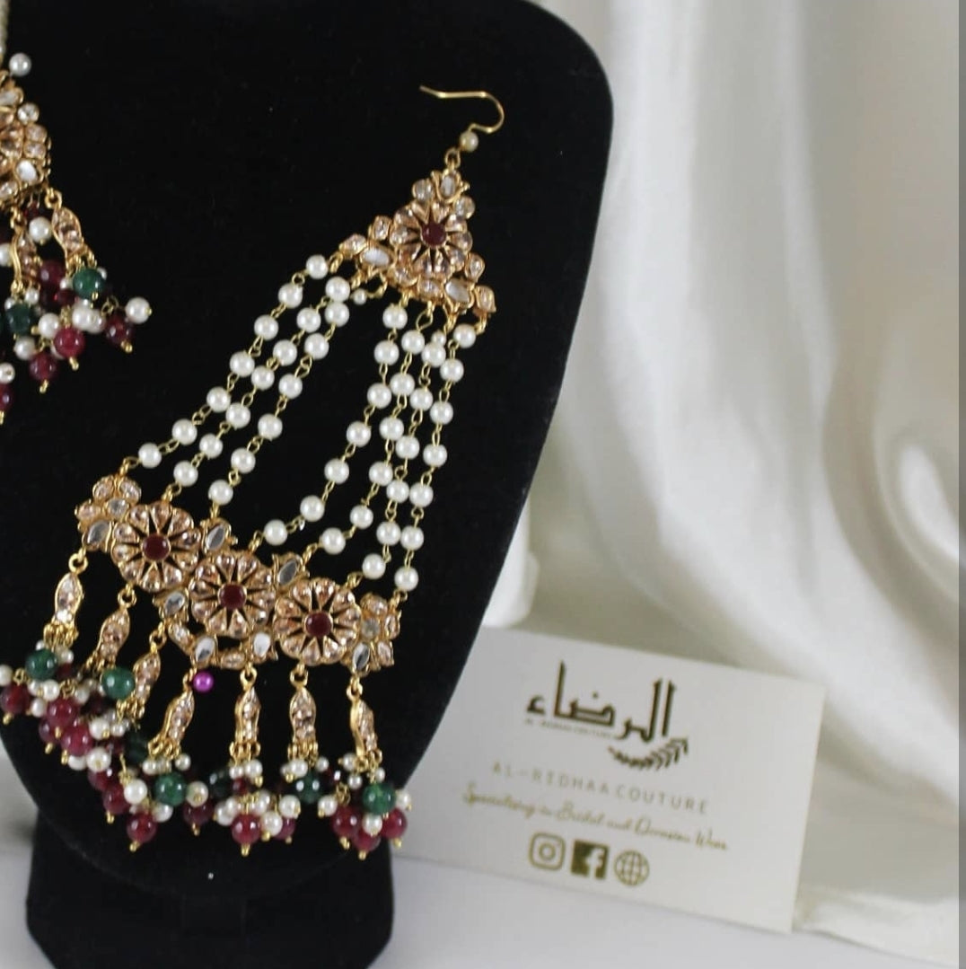 Hayat -  Bridal Set (Maroon)