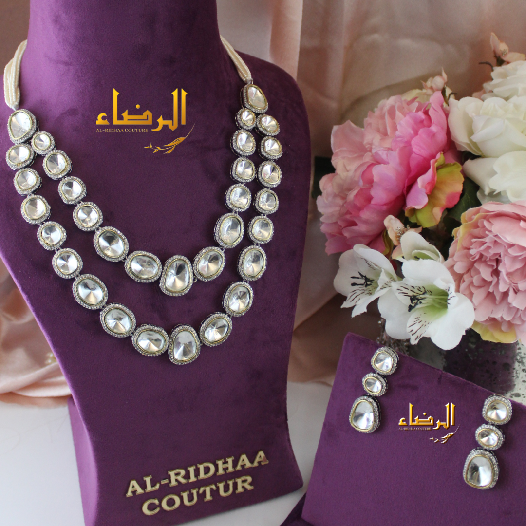 Hira - Necklace Set (Silver)