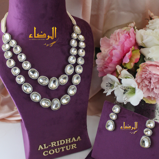 Hira - Necklace Set (Silver)