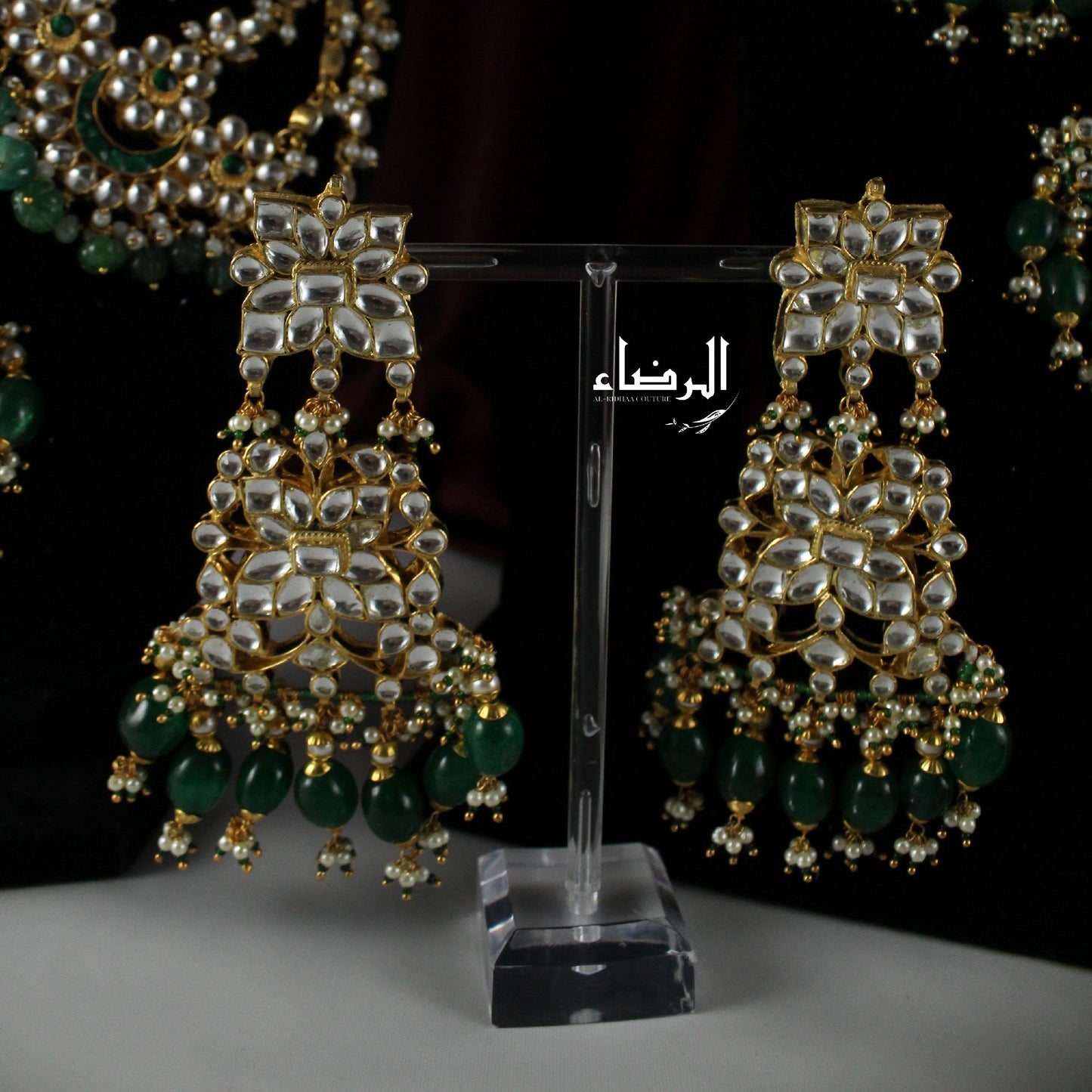 Noor Jahan - Pachi Kundan Set (Green)