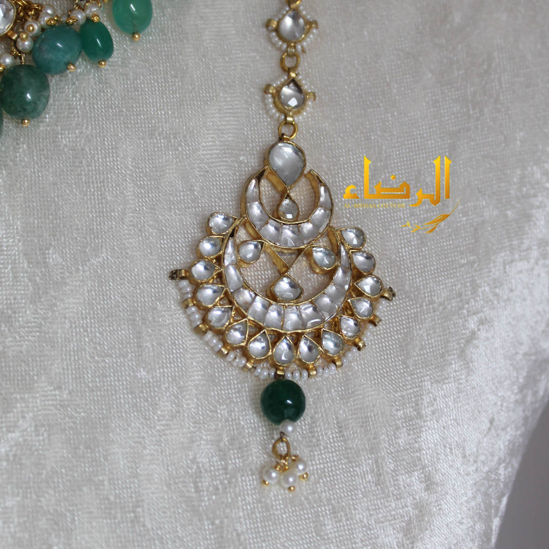 Diya - Pachi Kundan Set