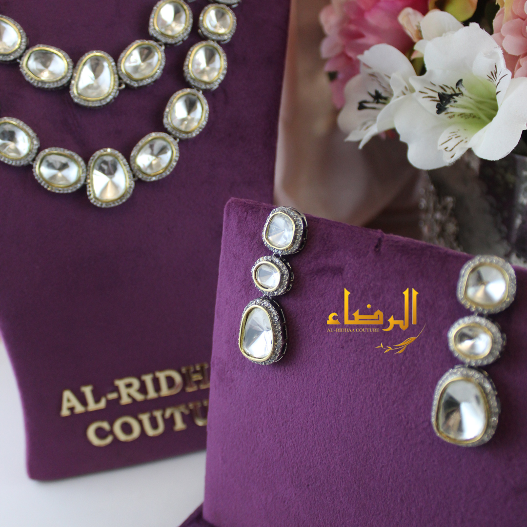 Hira - Necklace Set (Silver)