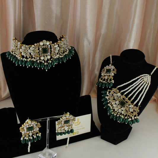 Sona - Choker Set (Green)