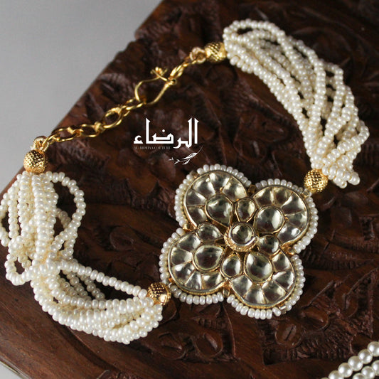 Saachi - Pachi Kundan Hand Peices