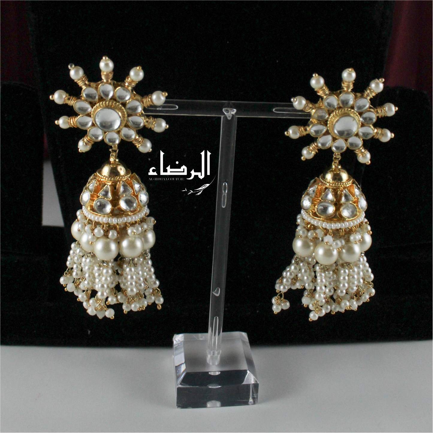 Nadira - Pachi Kundan Set (Pearl)