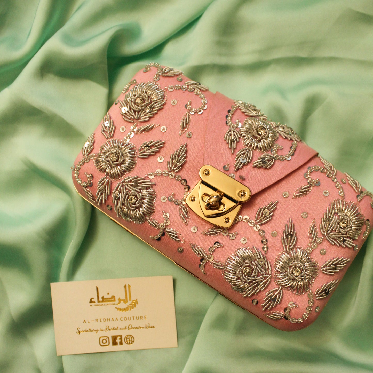 Maryam - Embroidered Clutch