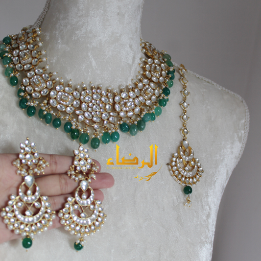 Diya - Pachi Kundan Set