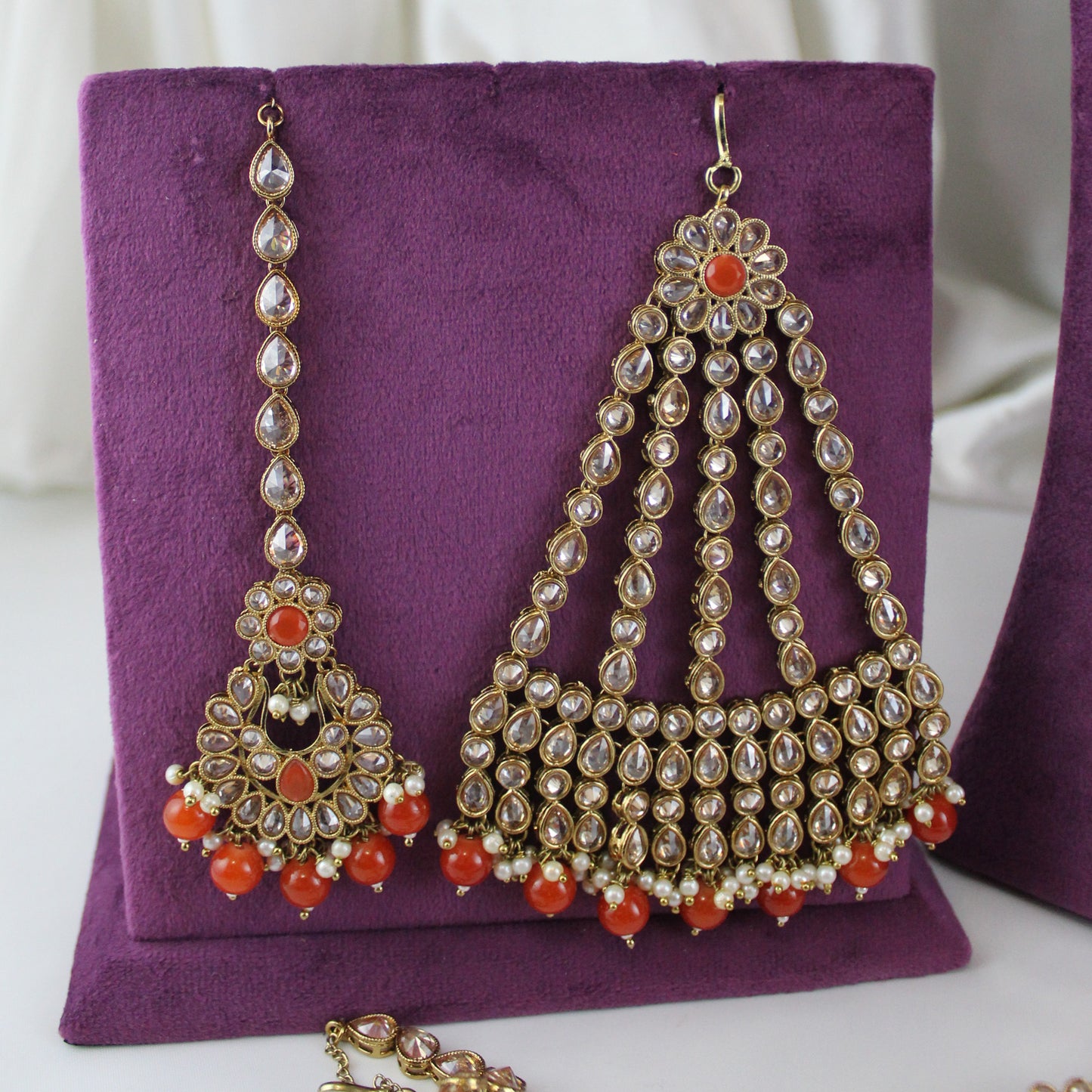 Kiara - Bridal Set (Orange)