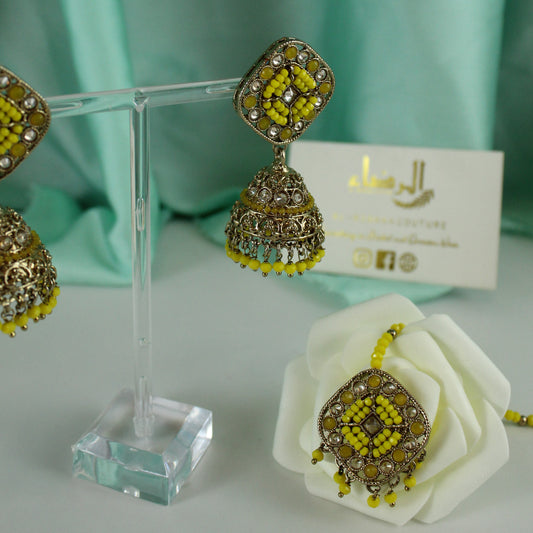 Reha- Tikka & Earrings