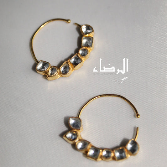 Mehzabeen- Pachi Kundan Noserings