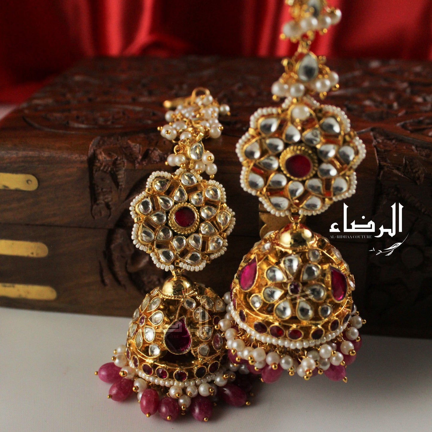 Oversized - Pachi Kundan Jhumke