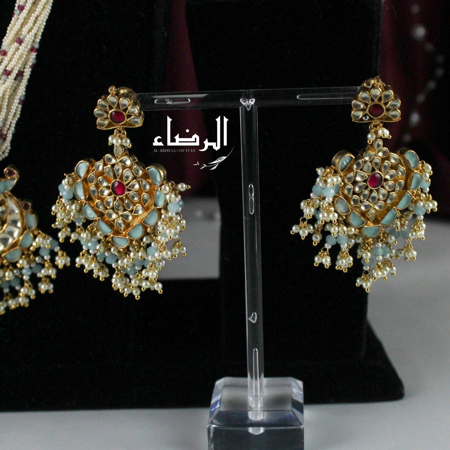 Pavan - Pachi Kundan Mala Set