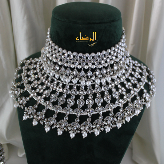 Hina - Bridal Set (Silver)