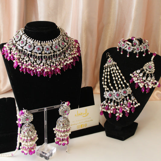 Faryal -  Bridal Set (Silver)