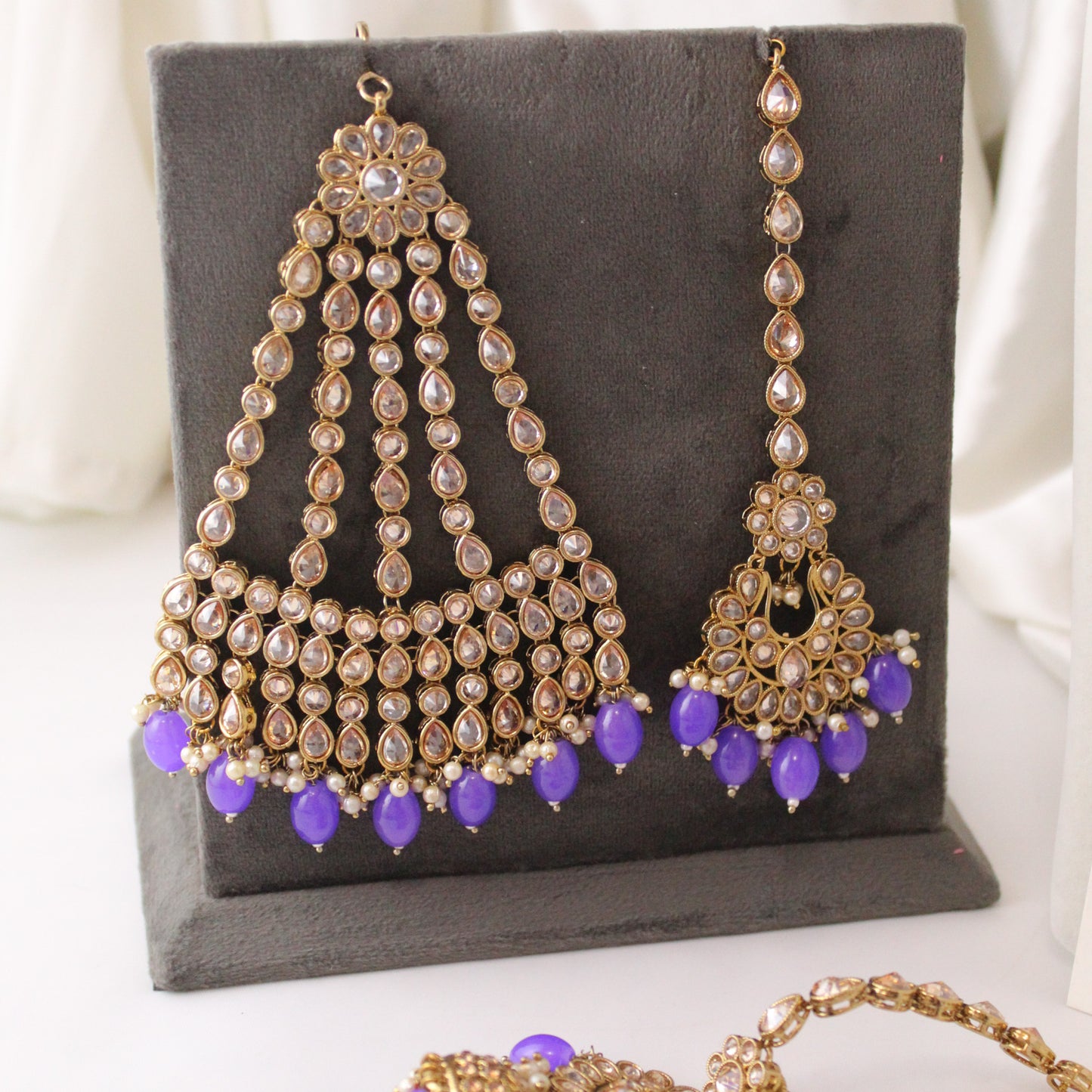 Kiara - Bridal Set (Purple)