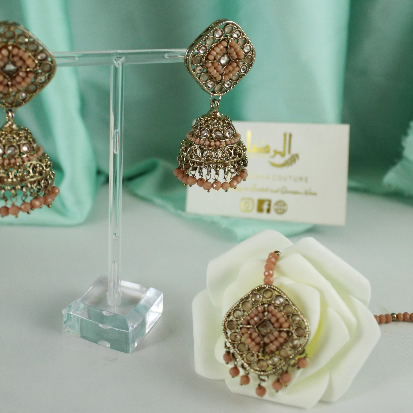 Reha- Tikka & Earrings