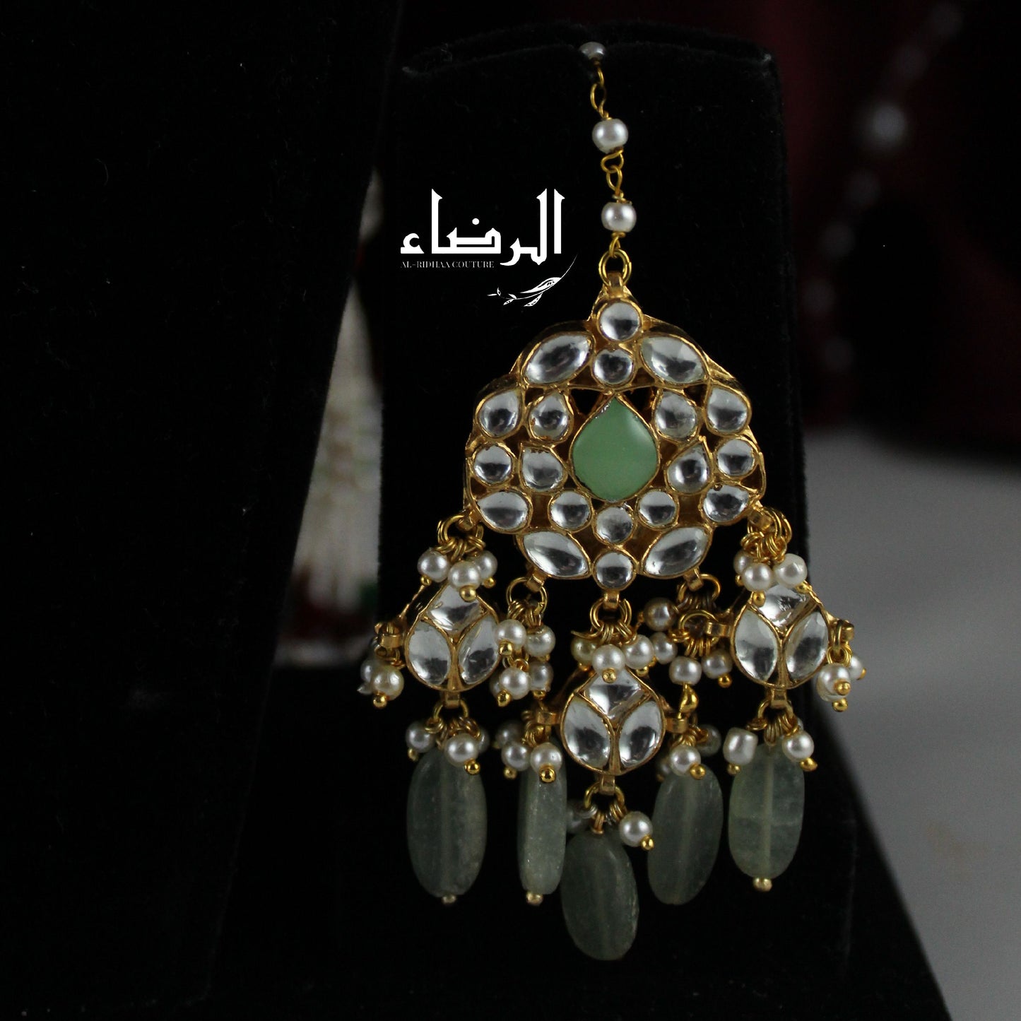 Mira - Pachi Kundan Set (mint)