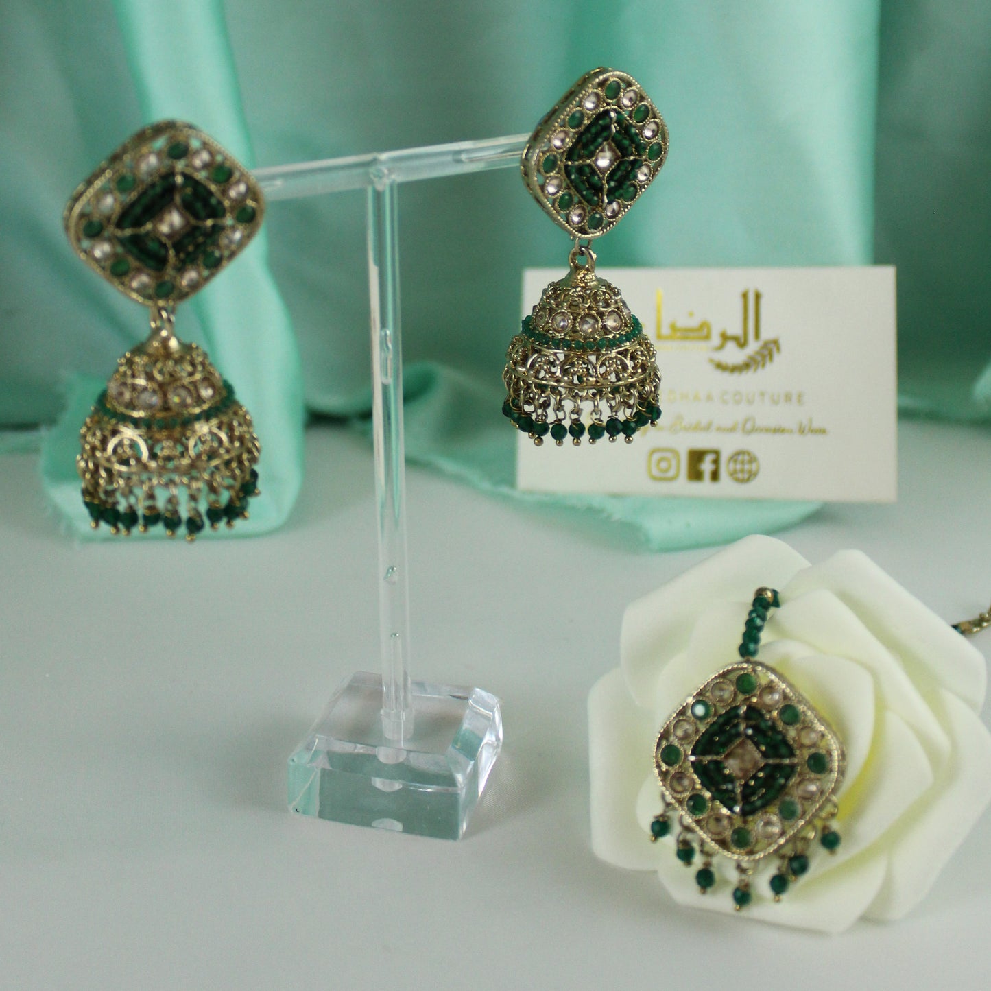 Reha- Tikka & Earrings