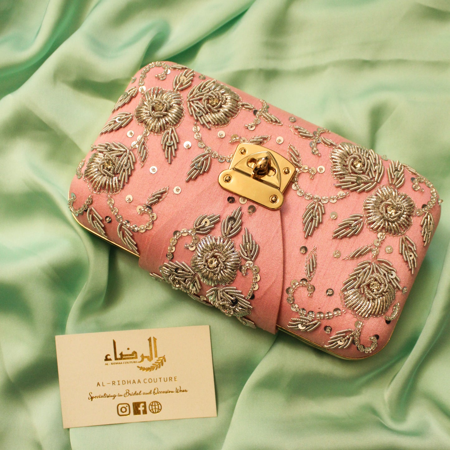 Maryam - Embroidered Clutch