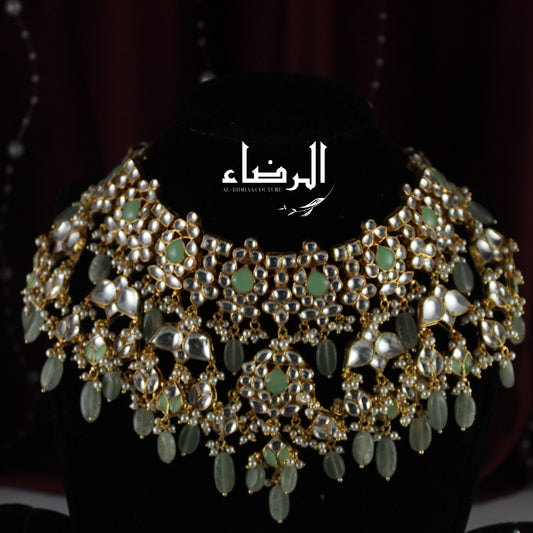 Mira - Pachi Kundan Set (mint)