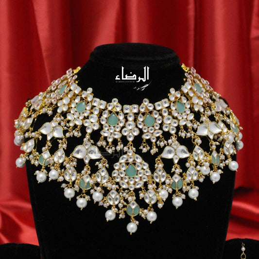 Mira - Pachi Kundan Set (green)