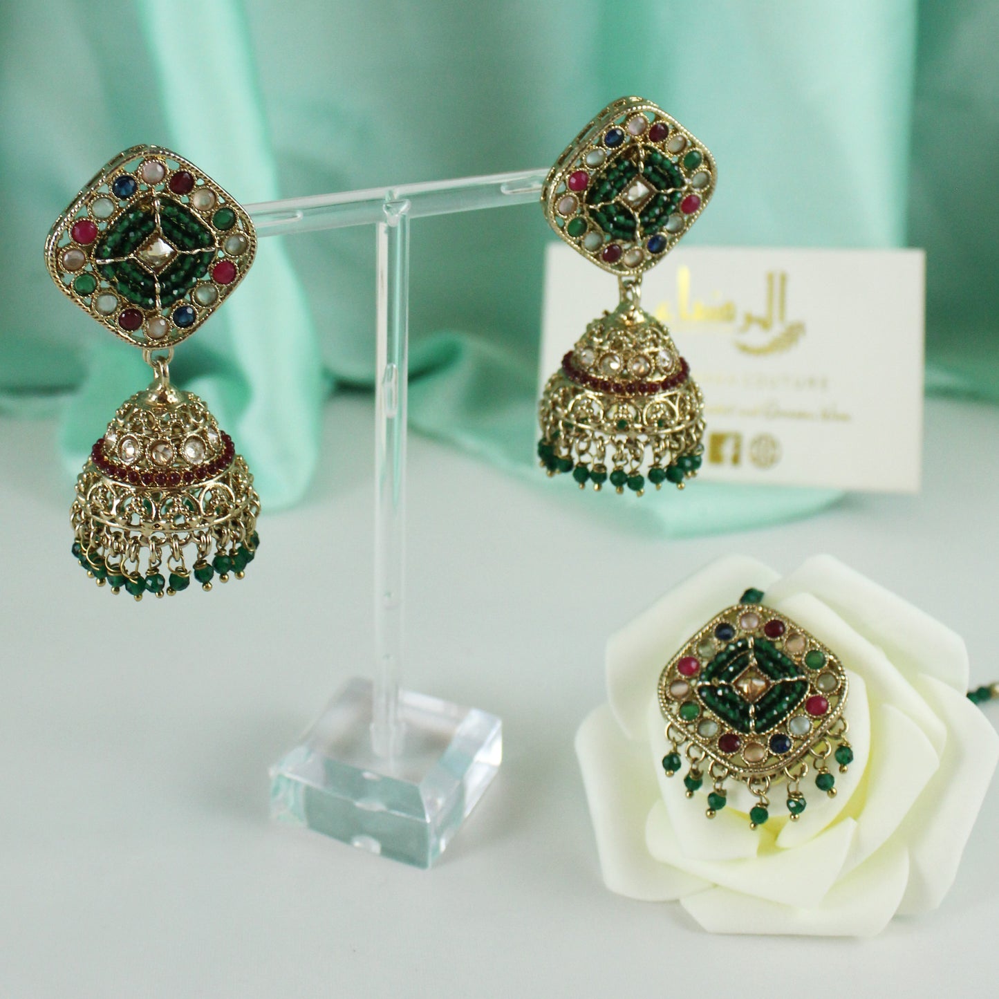 Reha- Tikka & Earrings
