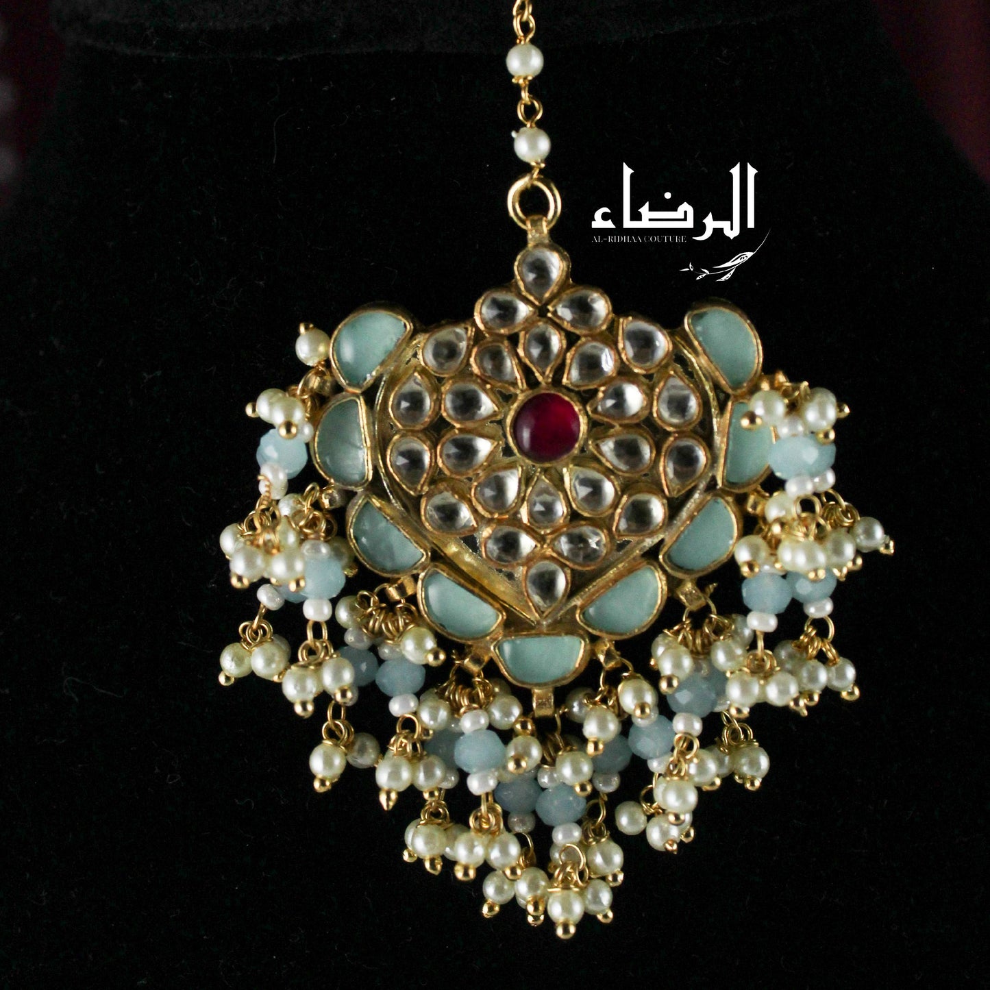 Pavan - Pachi Kundan Mala Set