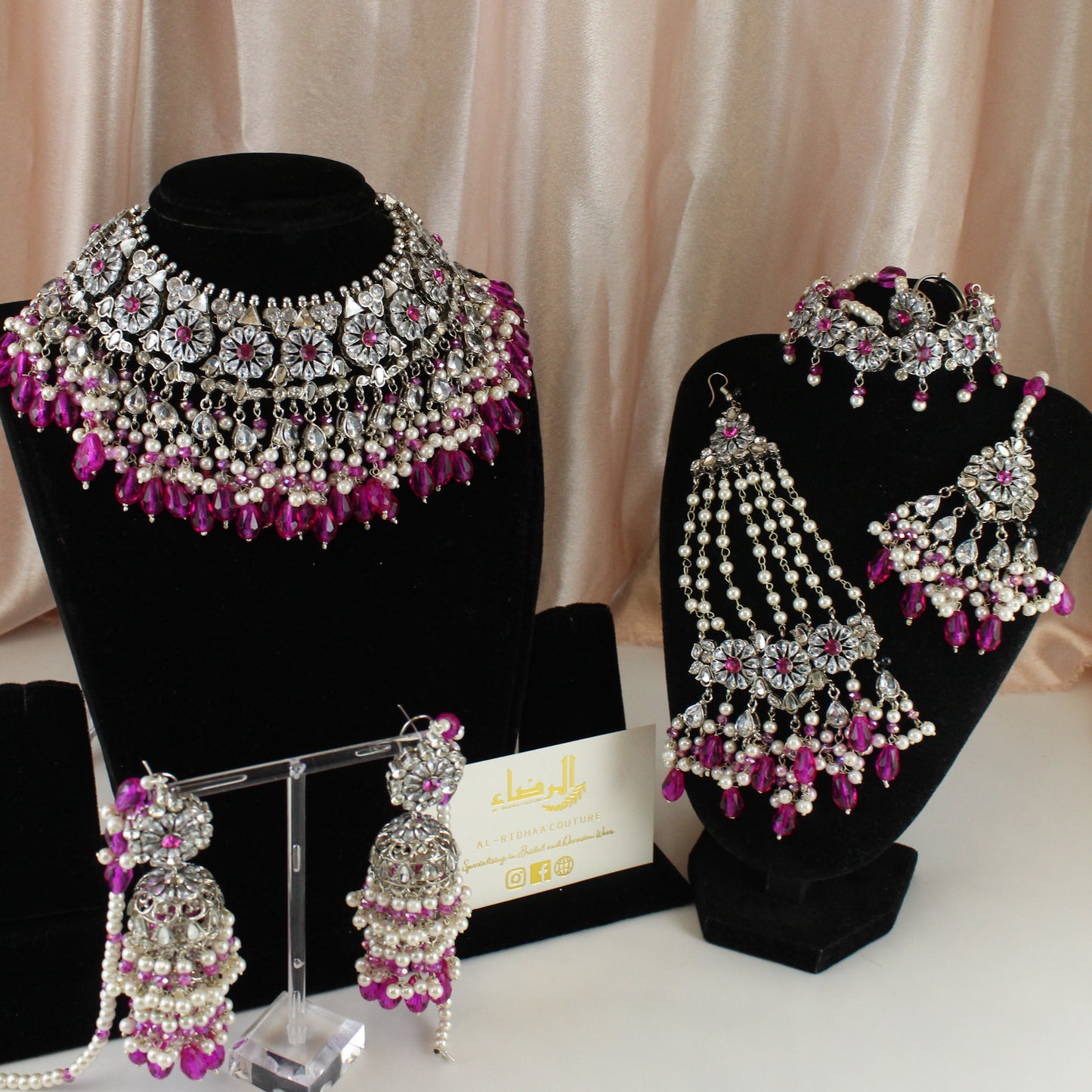Faryal -  Bridal Set (Silver)