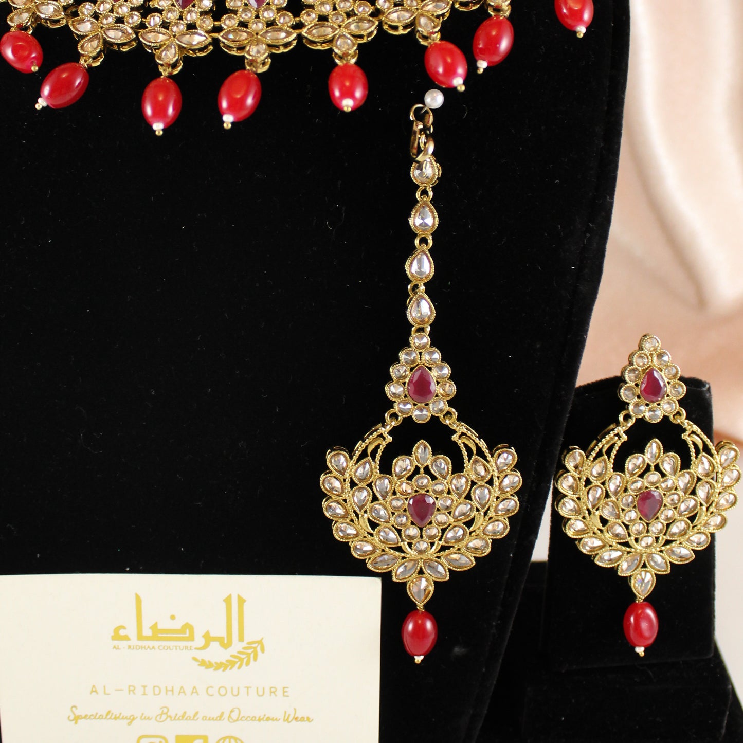 Ruksana - Bridal Set (maroon)