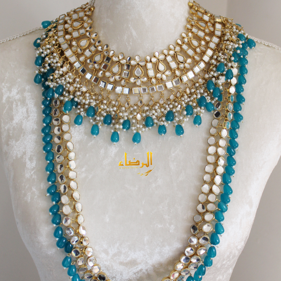 Jasmine - Blue Kundan Bridal Set