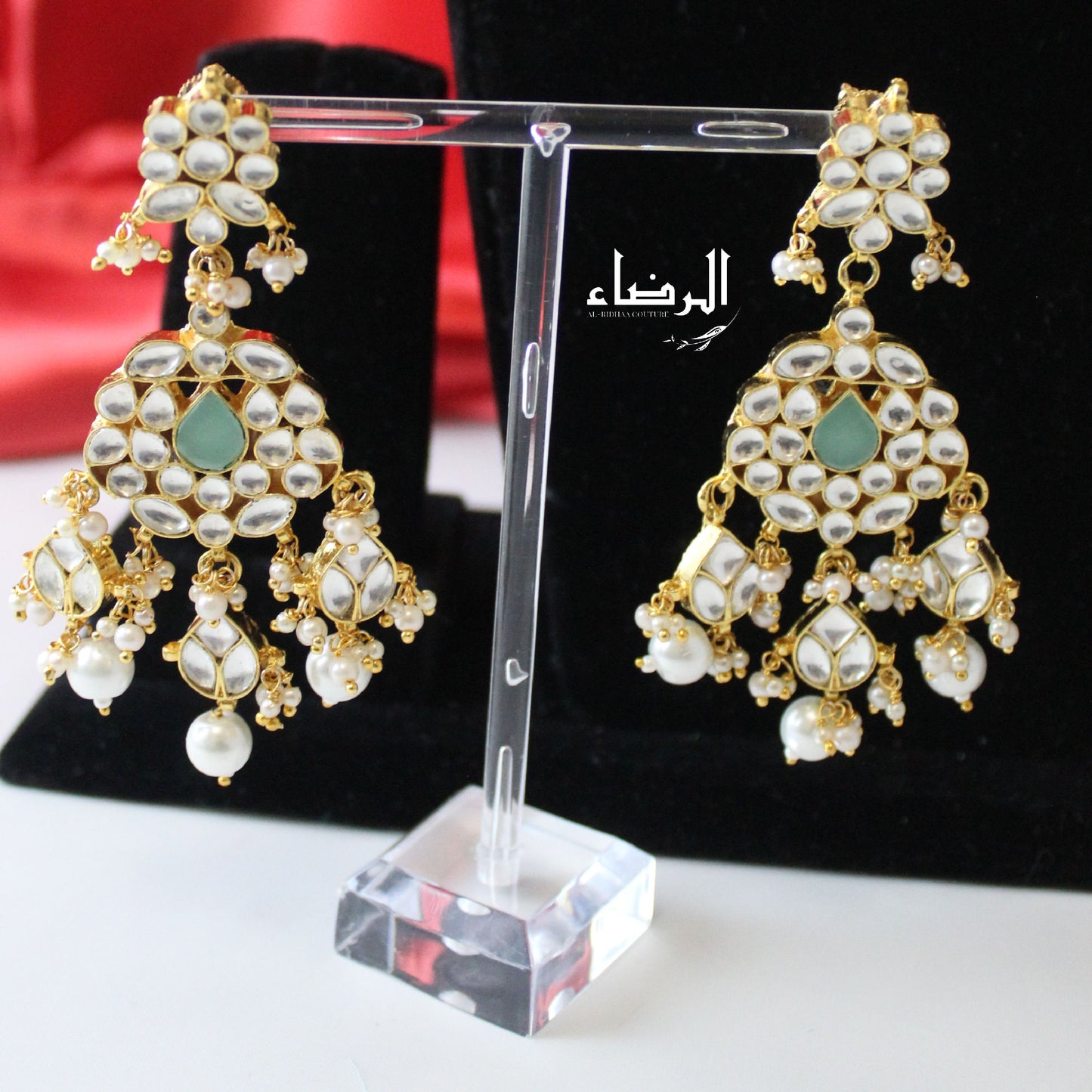 Mira - Pachi Kundan Set (green)