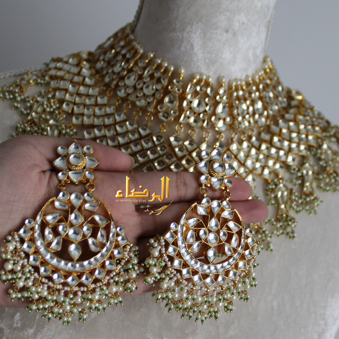 Padmavat - Pachi Kundan Set (Pearl)