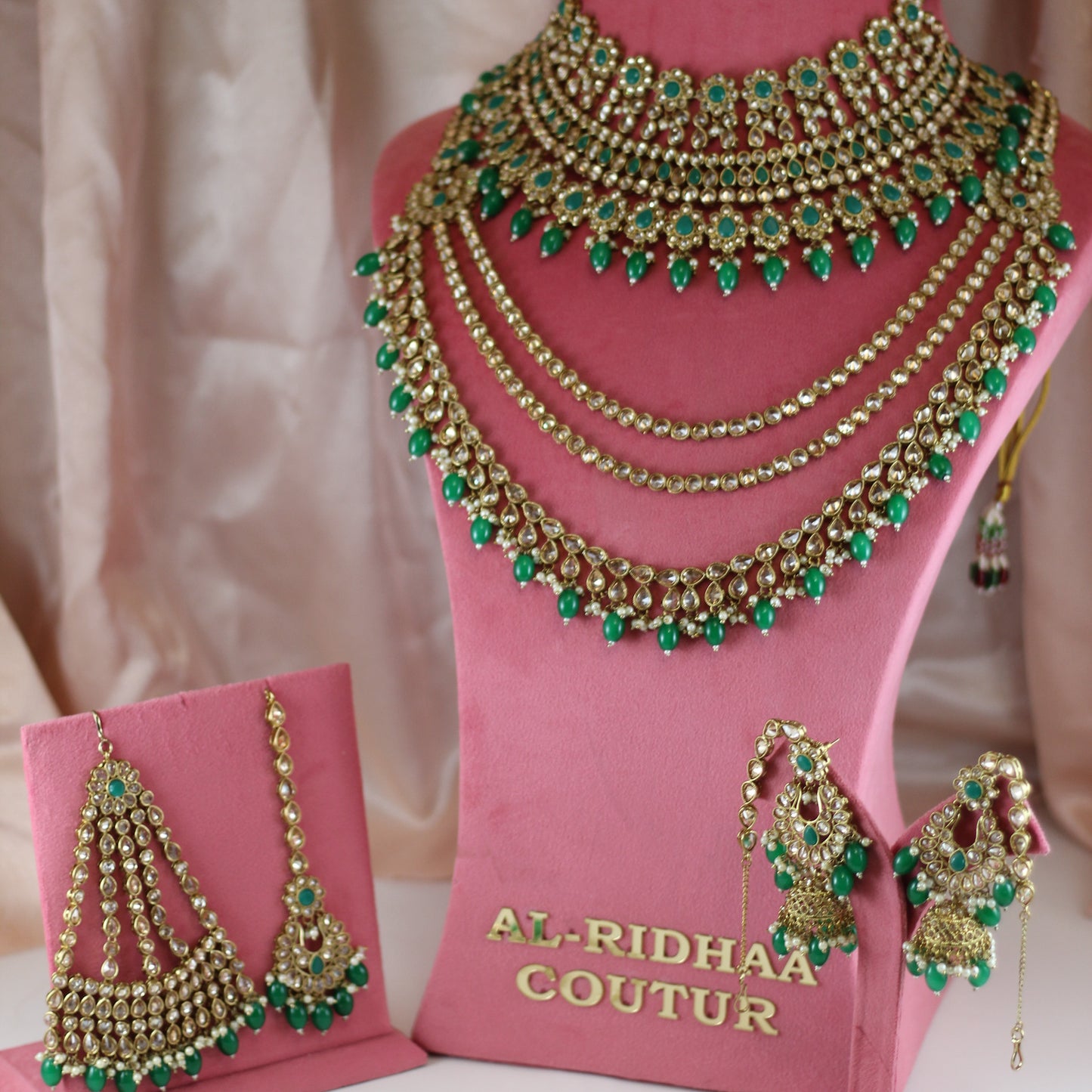 Kiara - Bridal Set (Green)