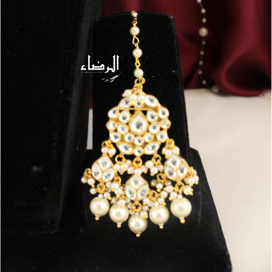 Mira - Pachi Kundan Set (Pearl)