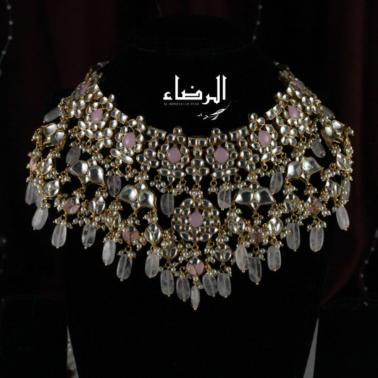 Mira - Pachi Kundan Set (Pink)