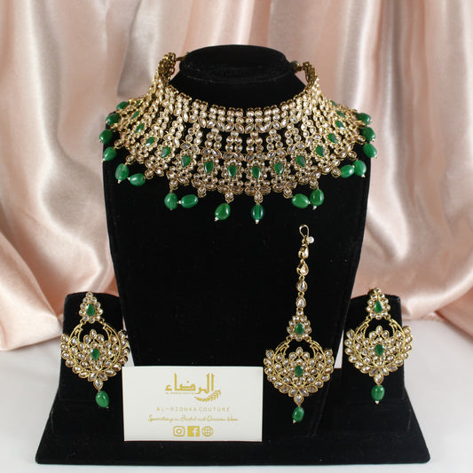 Ruksana - Bridal Set (Green)