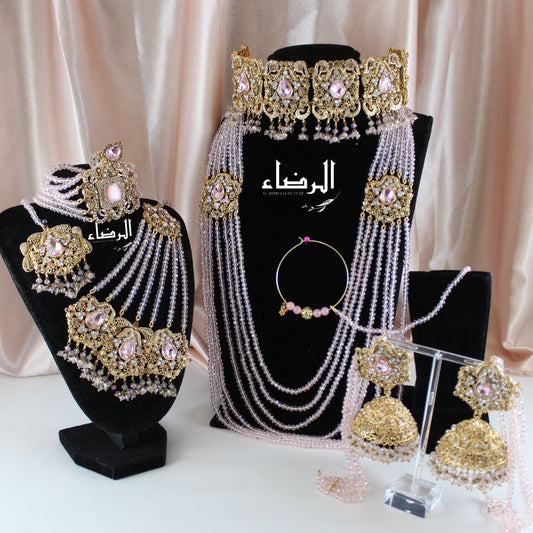 Alayna - Bridal Set (Pink)