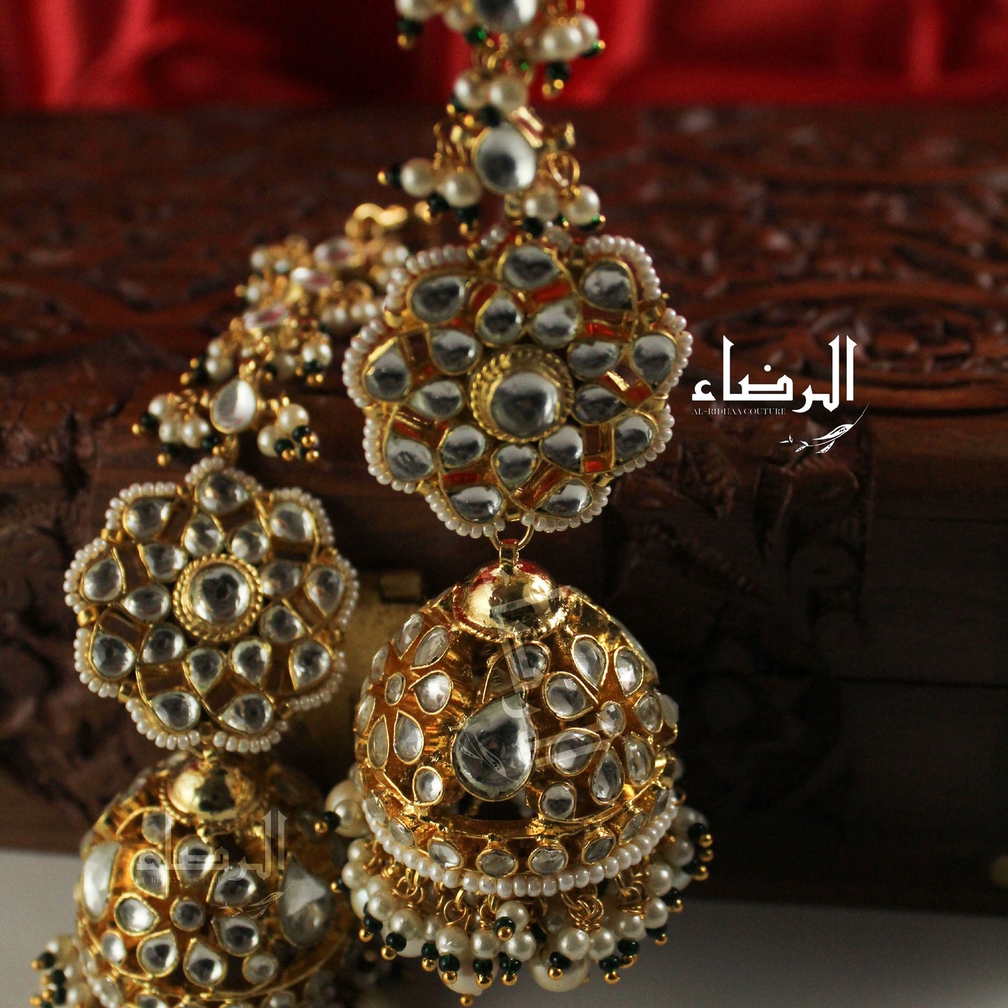 Oversized - Pachi Kundan Jhumke