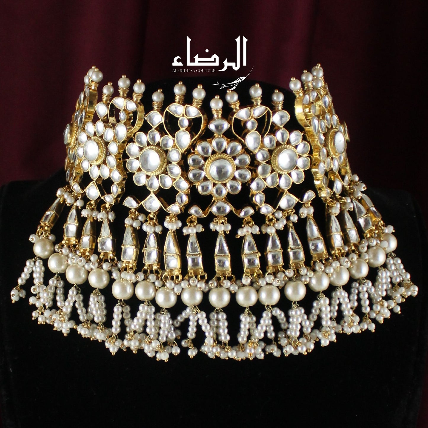 Nadira - Pachi Kundan Set (Pearl)