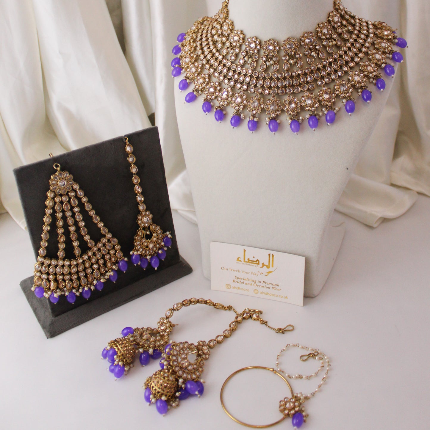 Kiara - Bridal Set (Purple)