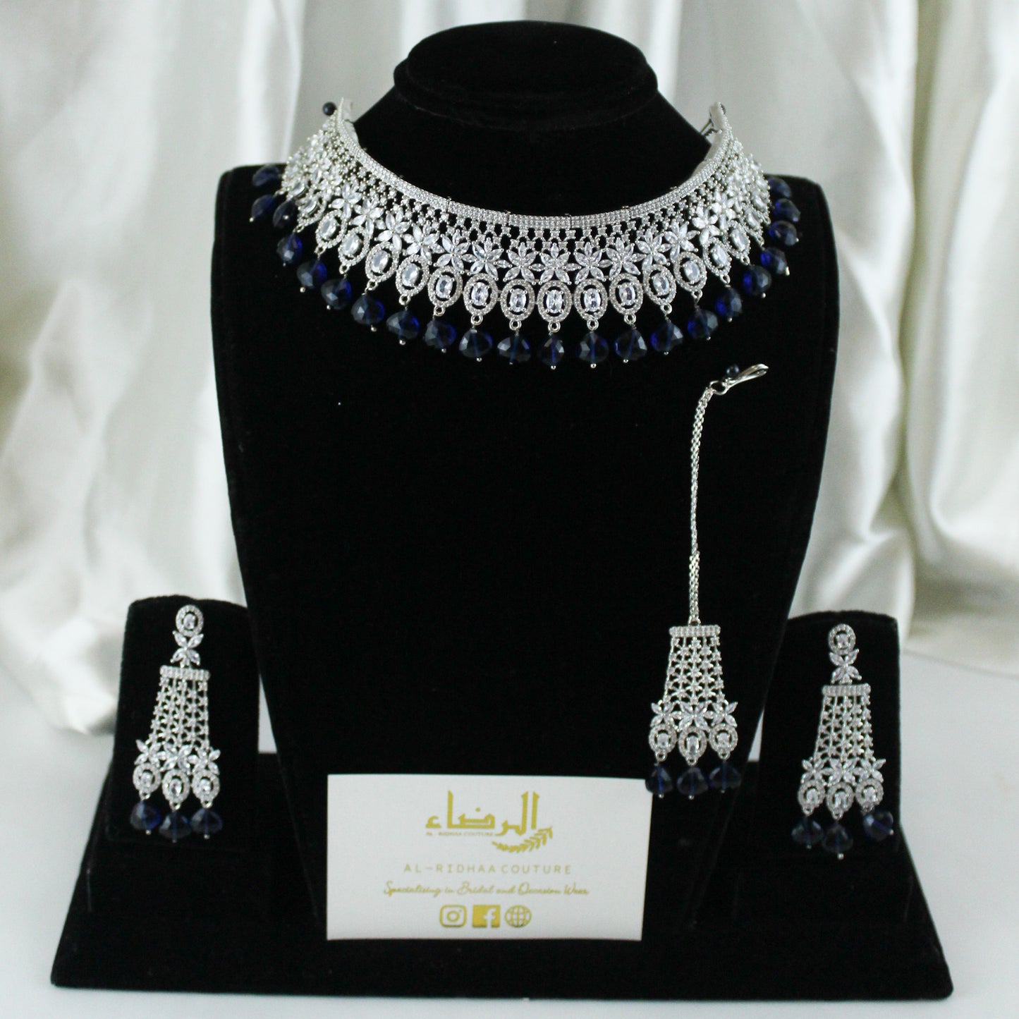 Eternity  - Kamala Necklace Set (Navy)