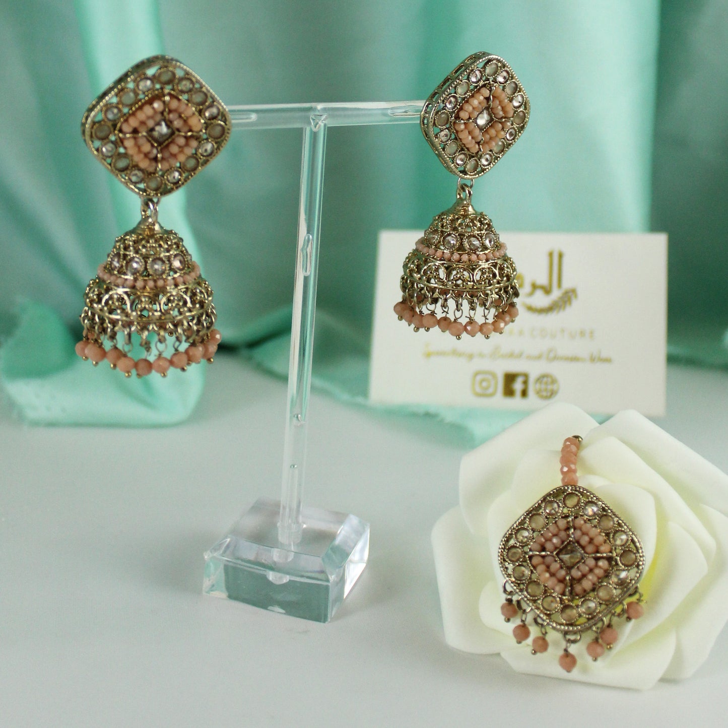 Reha- Tikka & Earrings