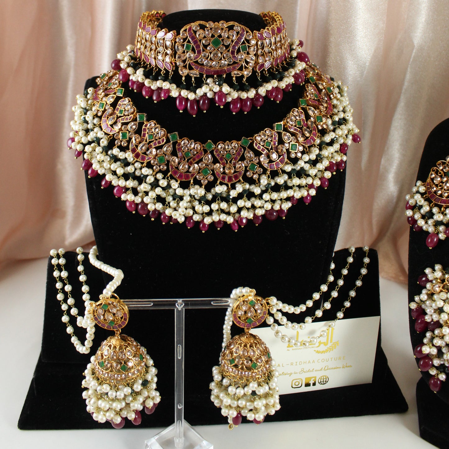 Haiqa  - Double Choker Bridal Set
