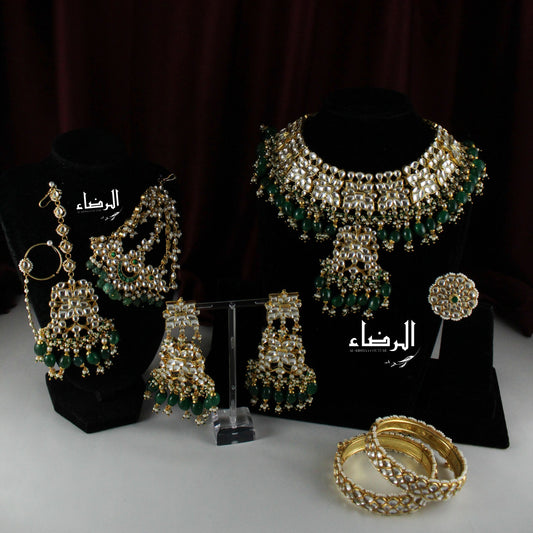 Noor Jahan - Pachi Kundan Set (Green)