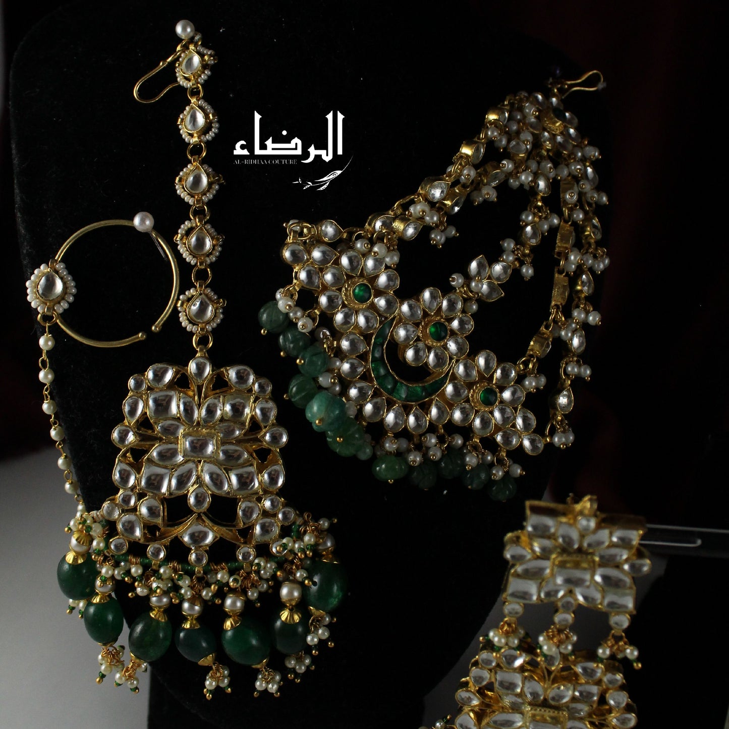 Noor Jahan - Pachi Kundan Set (Green)